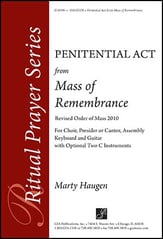 Penitential Act from Mass of Remembrance SATB choral sheet music cover